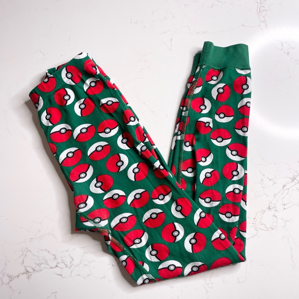 Hanna Andersson boys 10 Pokemon Pokeball 100% organic cotton Pajama Bottoms